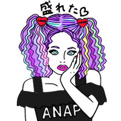 Lineスタンプ Anapファッショニスタ 40種類 1円