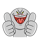 飛び出せ！LINEキャラクターズ（個別スタンプ：6）
