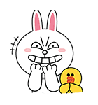 飛び出せ！LINEキャラクターズ（個別スタンプ：8）