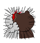 飛び出せ！LINEキャラクターズ（個別スタンプ：11）
