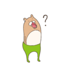 くまタイツと一緒にごはん（個別スタンプ：5）