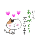 めちゃ丁寧なねこ。（個別スタンプ：1）
