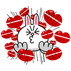 [LINEスタンプ] ブラコニ☆飛び出すラブスタンプ