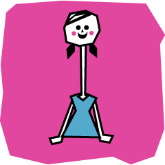 [LINEスタンプ] 【動く！】ガールフレンド