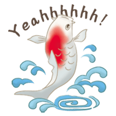 [LINEスタンプ] 鯉々ライフ