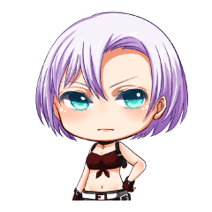 [LINEスタンプ] かわいいサバゲ部部長！ イリアちゃん！