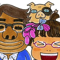 [LINEスタンプ] 犬マユ単行本購入感謝スタンプ(石塚2祐子)