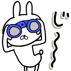 [LINEスタンプ] いい感じなラフうさぎ・定番スタンプ集