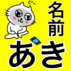 [LINEスタンプ] あき専用アキ限定のAKIが使う名前スタンプ