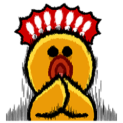 [LINEスタンプ] オーバーアクションLINEキャラクターズ